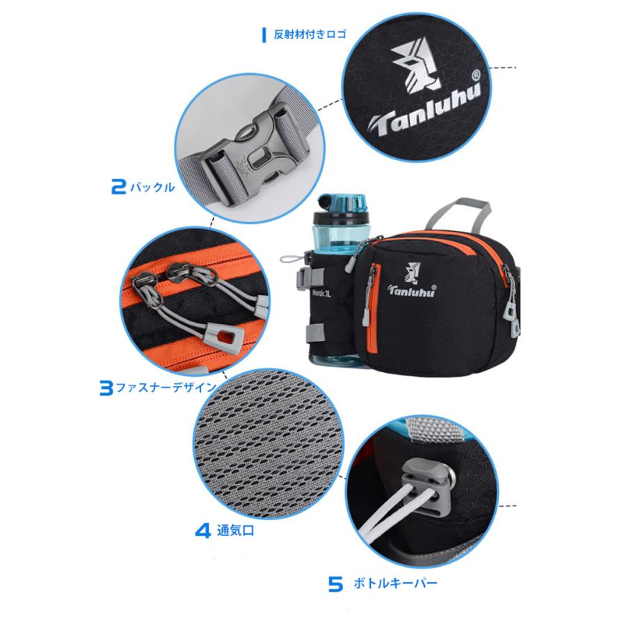 YINGLANG ランニングポーチ　スポーツ　ウエストポーチ 　ショルダーバック　　防水  マラソン　ウォーキング　陸上　 |  | 12