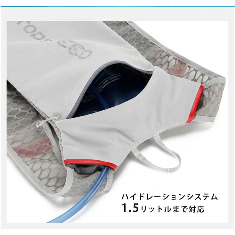 ランニングバック　5L バックパック　マラソン　ランニング ベスト　リュック　メンズ　レディース　軽量タイプ　リフレクター　防水　速乾　通気性　防臭 |  | 12