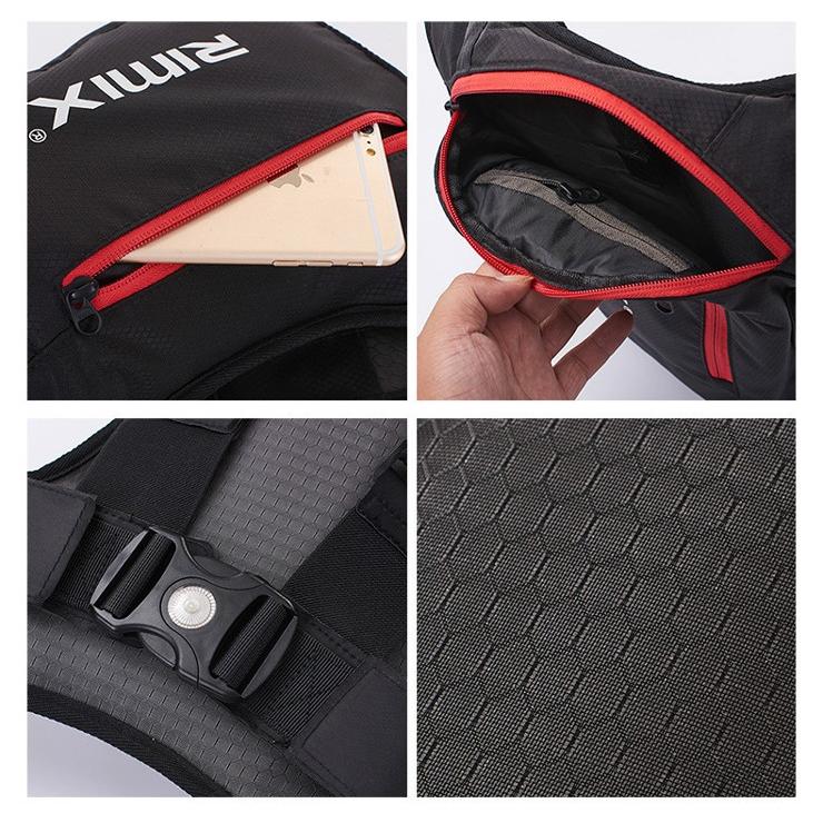 送料無料　8L バックパック　ランニング マラソン　リュック　LEDライト付き　充電USBケーブル付き　夜間　メンズ　レディース　軽量タイプ　防水　速乾　通気性 |  | 17