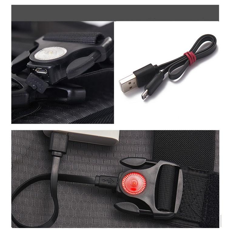 送料無料　8L バックパック　ランニング マラソン　リュック　LEDライト付き　充電USBケーブル付き　夜間　メンズ　レディース　軽量タイプ　防水　速乾　通気性 |  | 18