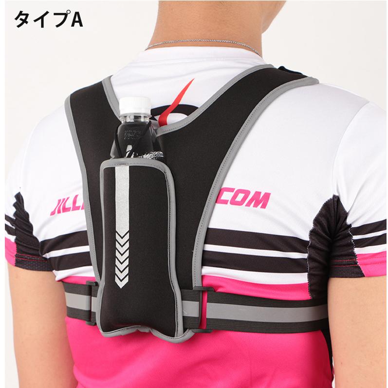 ランニング ベスト　反射材　マラソン　バックパック　リフレクター　夜間　メンズ　レディース　軽量タイプ　防水　速乾　通気性　防臭 |  | 02