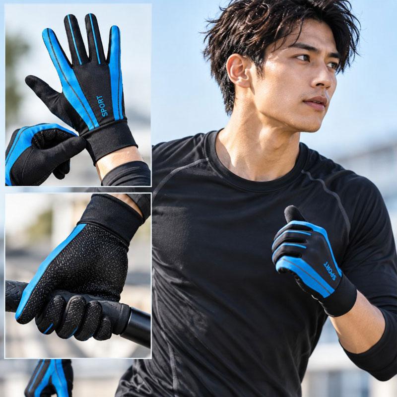 メッシュデザイン４ ランニング　マラソン　スマホ タッチパネル対応　グローブ　日よけ　速乾  メンズ　軽量　手袋　滑り止め |  | 08