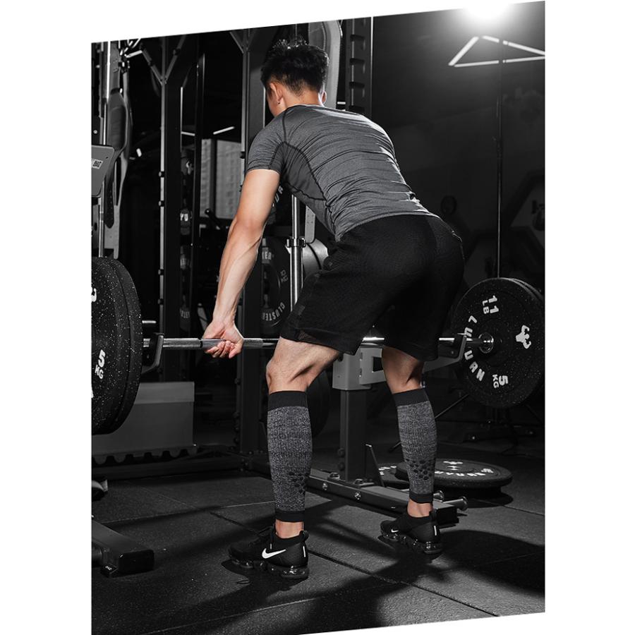 ふくらはぎ サポーター　ロングソックス　靴下　ハイソックス　ランニングウェア　コンプレッション　着圧　カーフタイツ　レッグカバー　スポーツウェア メンズ |  | 05