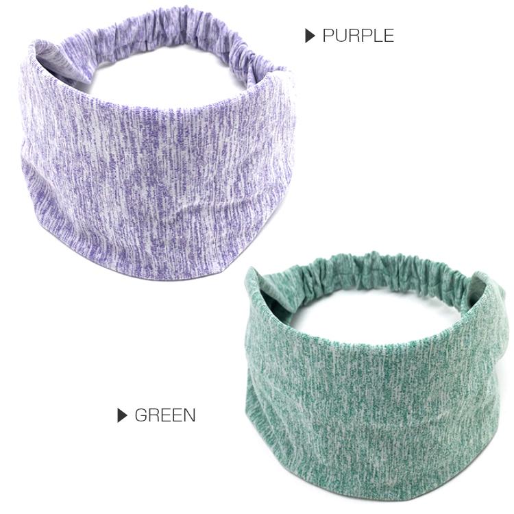 3点セット　ヘアバンド  ワイド　スポーツ 汗 止め ヘッド バンド ヘアアクセサリー 　全11カラー　髪留めゴム　ターバン　汗止め |  | 08