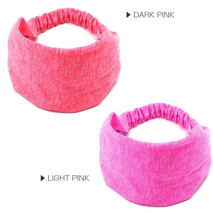 3点セット　ヘアバンド  ワイド　スポーツ 汗 止め ヘッド バンド ヘアアクセサリー 　全11カラー　髪留めゴム　ターバン　汗止め |  | 09