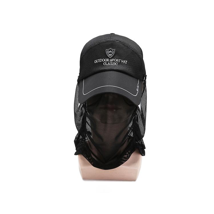 スポーツキャップ　UVカット　サンガード付き　フェイスカバー フェイスガード　釣り　ゴルフ　メッシュ　深め　帽子　速乾　通気性 メンズ　レディース |  | 06