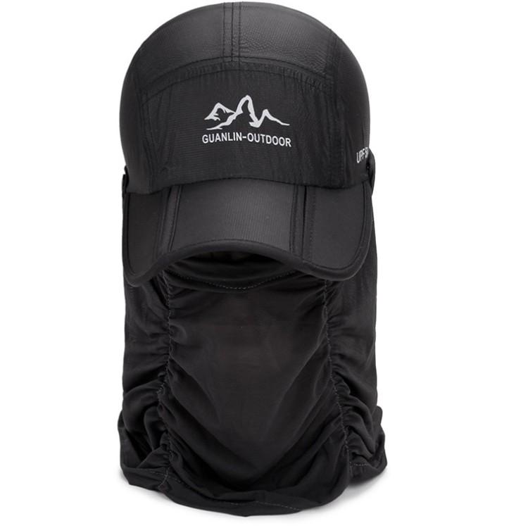 アウトレット品　 ネックカバー付き　フェイスガード　スポーツ　アウトドア　日よけ ランニングキャップ　帽子　速乾　通気性 メンズ　レディース |  | 04