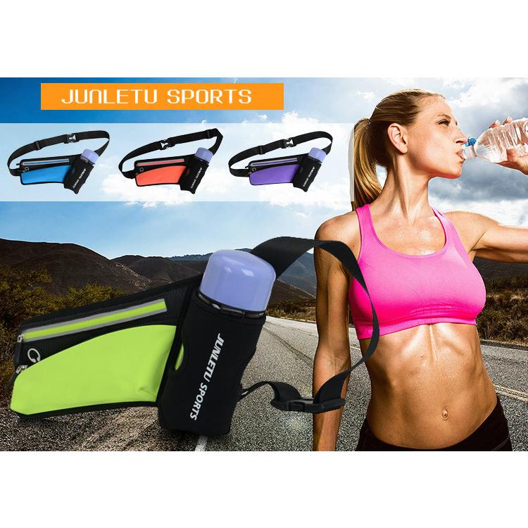 JUNLETU　送料無料　　軽量ランニング ポーチ ボトル ウエストバック　メンズ　レディース　 ボトルポーチ　ウエストポーチ　ランニング　防水 |  | 02