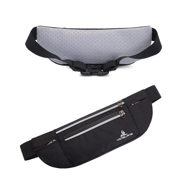 4zip ランニングポーチ マラソン リフレクター ウエストバック