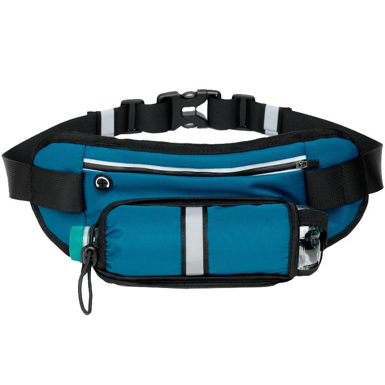 シンプル ランニングバッグ マラソン 給水ボトルポケット付き ウエストバック 軽量 ランニングバック揺れない ボトルポーチ ランニングポーチ ウエストポー |  | 12