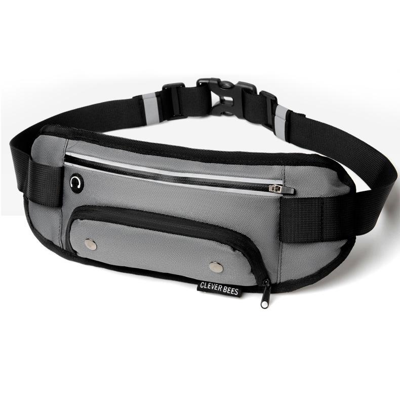 シンプル ランニングバッグ マラソン 給水ボトルポケット付き