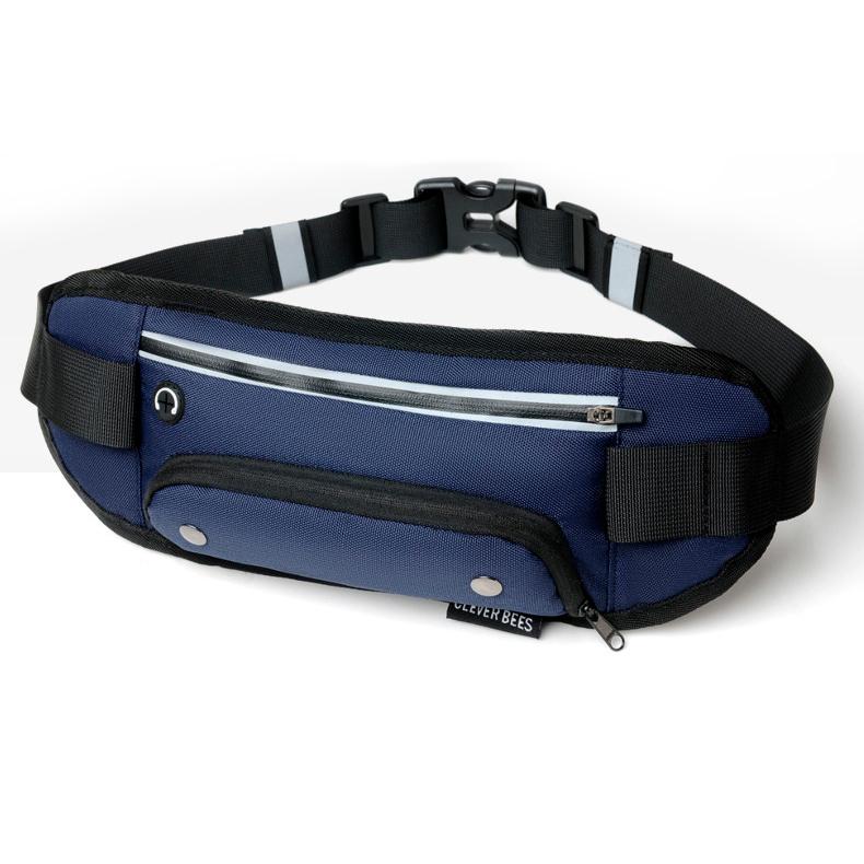 シンプル ランニングバッグ マラソン 給水ボトルポケット付き