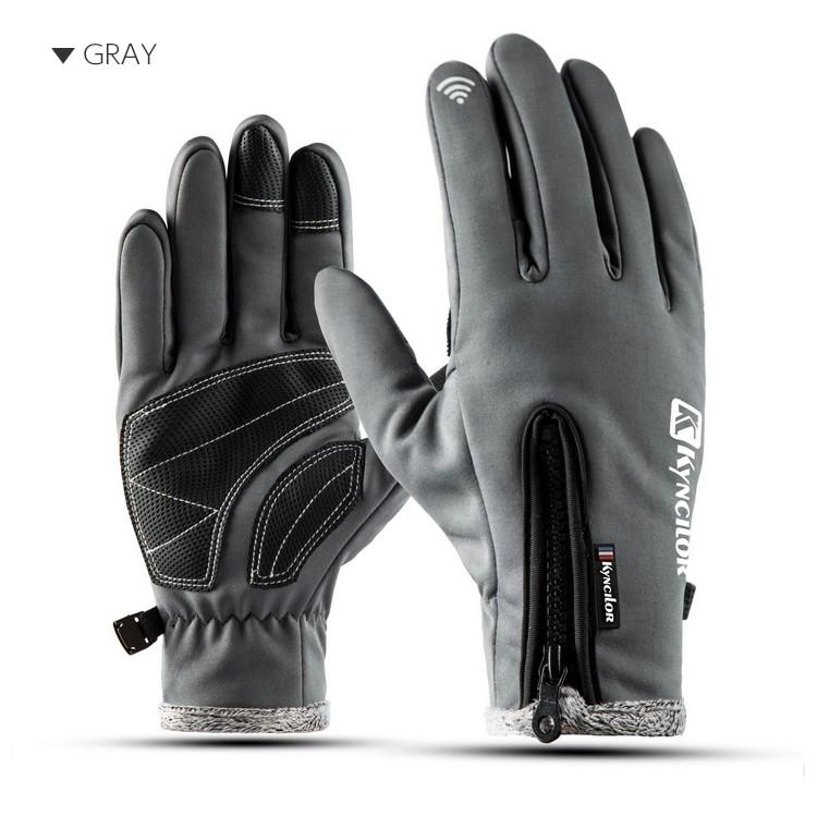 Kynccilor　ZIP付き　スマホ タッチパネル対応　撥水加工　スポーツ　アウトドア　グローブ　速乾  メンズ　レディース　軽量　手袋 |  | 14