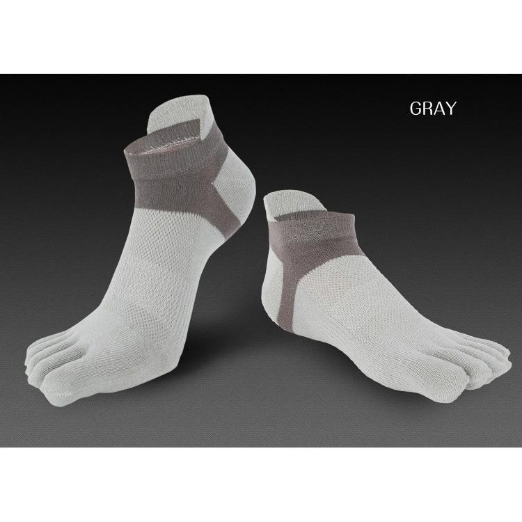 【おまとめ価格】アウトレット品 a15-08 ランニングソックス　5本指ソックス　6足セット　通気性　ランニングウェア　メッシュ　靴ズレ予防　靴下　スポーツウェ |  | 07