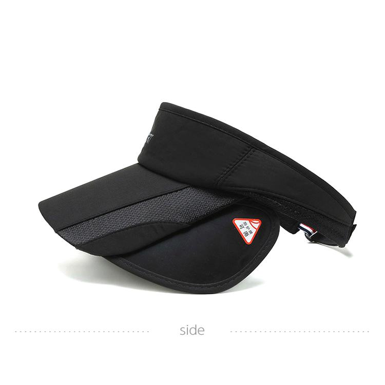 【新品】アルチビオ 2wayキャップ サンバイザー メッシュ ブラック スポーツバイザー メッシュ 日よけ ランニング ジョギング