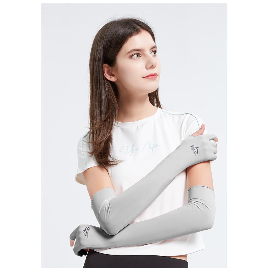 アームカバー uv 冷感　ひんやり　両腕2枚組　ランニング　接触冷感　紫外線　日焼け対策　スポーツ　ドライブ 　レディース |  | 16