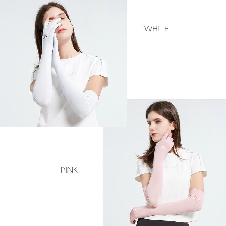 アームカバー uv 冷感　ひんやり　両腕2枚組　ランニング　接触冷感　紫外線　日焼け対策　スポーツ　ドライブ 　レディース |  | 02