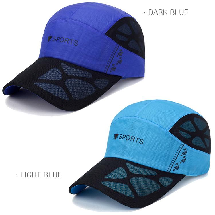 BLOCK DESIGN　2　薄生地　ランニング　メッシュ　日よけ ランニングキャップ深め　帽子　速乾　通気性 メンズ　レディース |  | 04