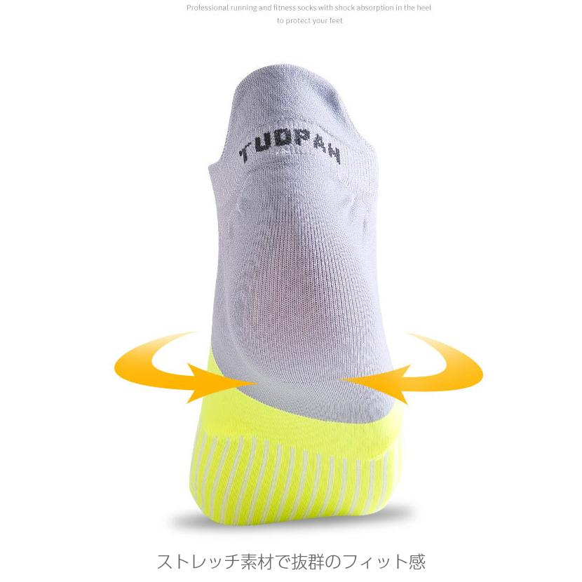 【3足セット】 ランニングソックス　夏用　通気性　ランニングウェア　メッシュ　靴ズレ予防　靴下　スポーツウェア メンズ　レディース |  | 07