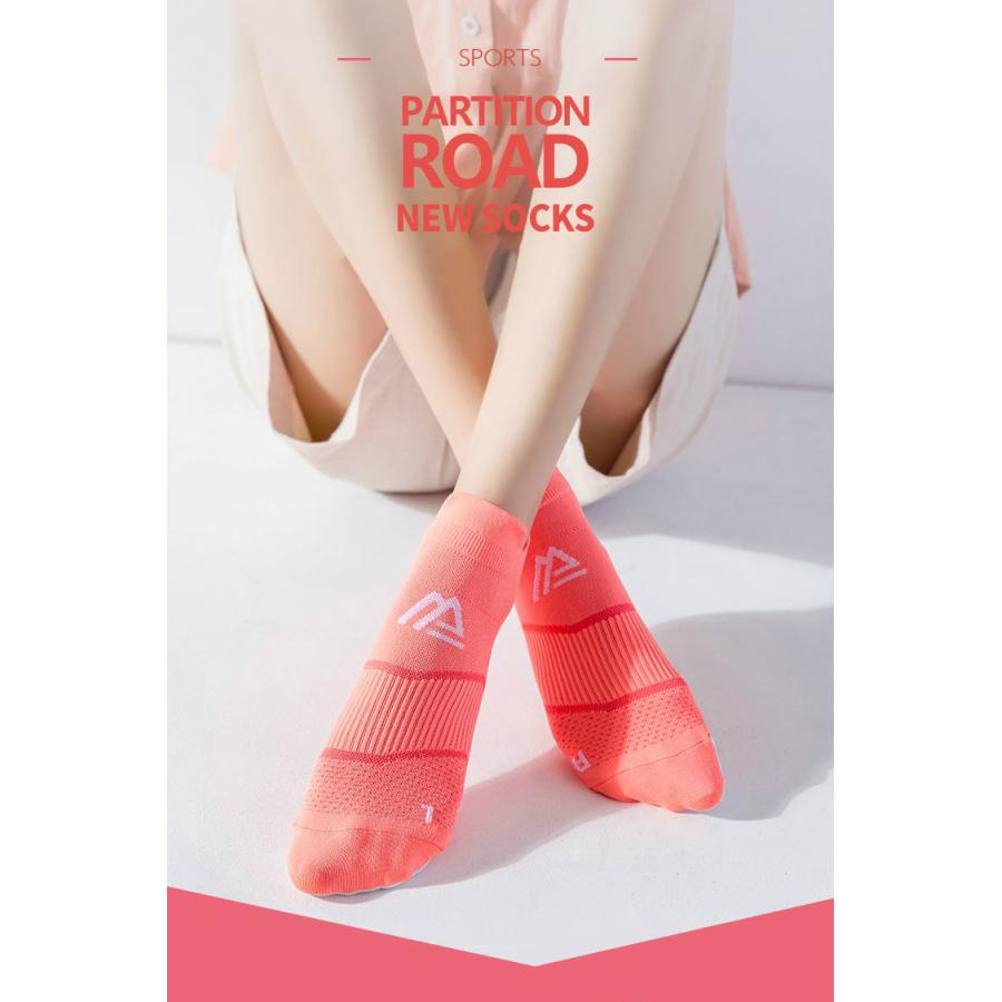 【3足セット】 ランニングソックス　速乾　通気性　ランニングウェア　メッシュ　靴ズレ予防　靴下　スポーツウェア メンズ　レディース |  | 04