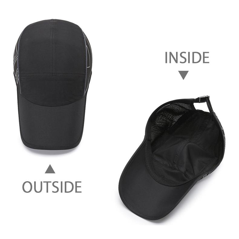 ランニングキャップ シンプルロゴ 飛ばない  UVカット サイドメッシュ ジョギング 日よけ帽子　速乾　通気性 メンズ　レディース　軽量 |  | 07