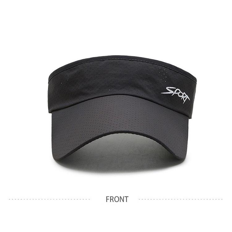 スポーツバイザー　メッシュ　日よけ　ランニング　ジョギング キャップ　アウトドア　観戦 サンバイザー　帽子　速乾　通気性 メンズ　レディース　18カラー　 |  | 05