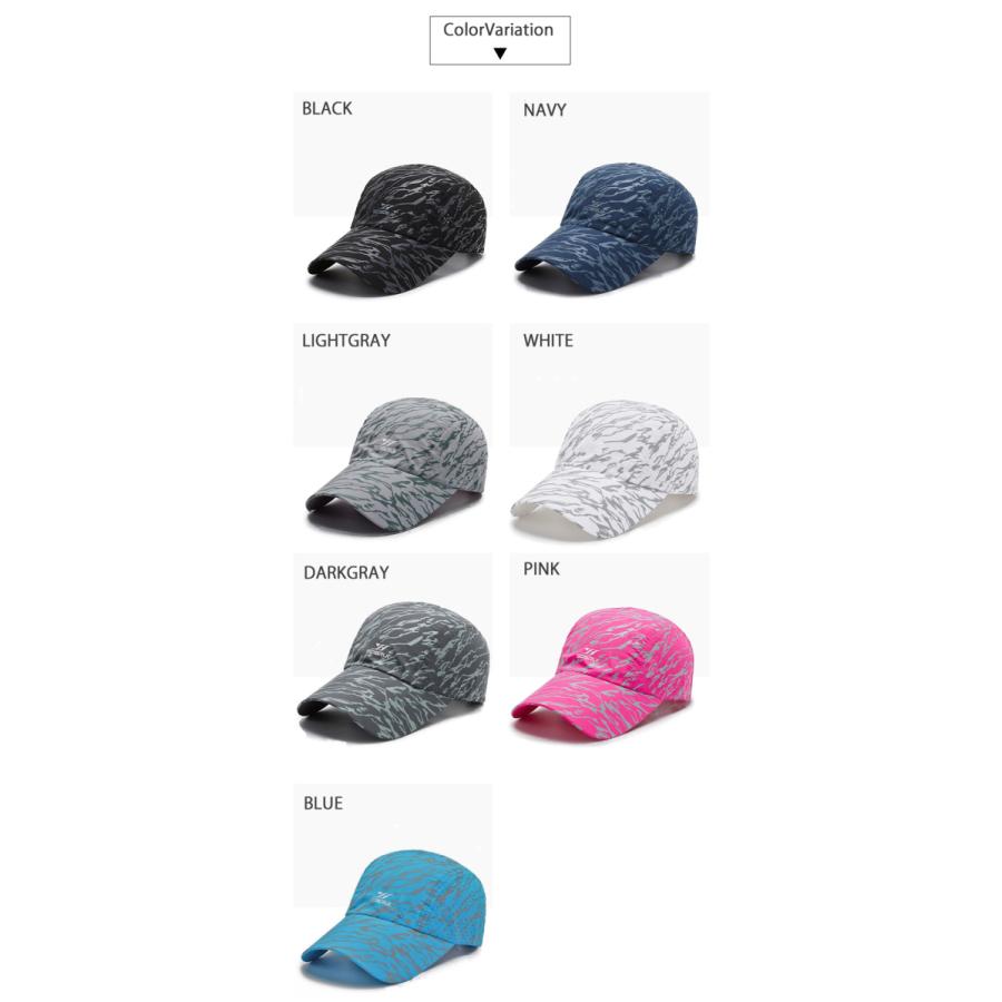 ランニングキャップ ゼブラロゴ 深め 飛ばない  UVカット サイドメッシュ ジョギング 日よけ帽子　速乾　通気性 メンズ　レディース　軽量 |  | 01