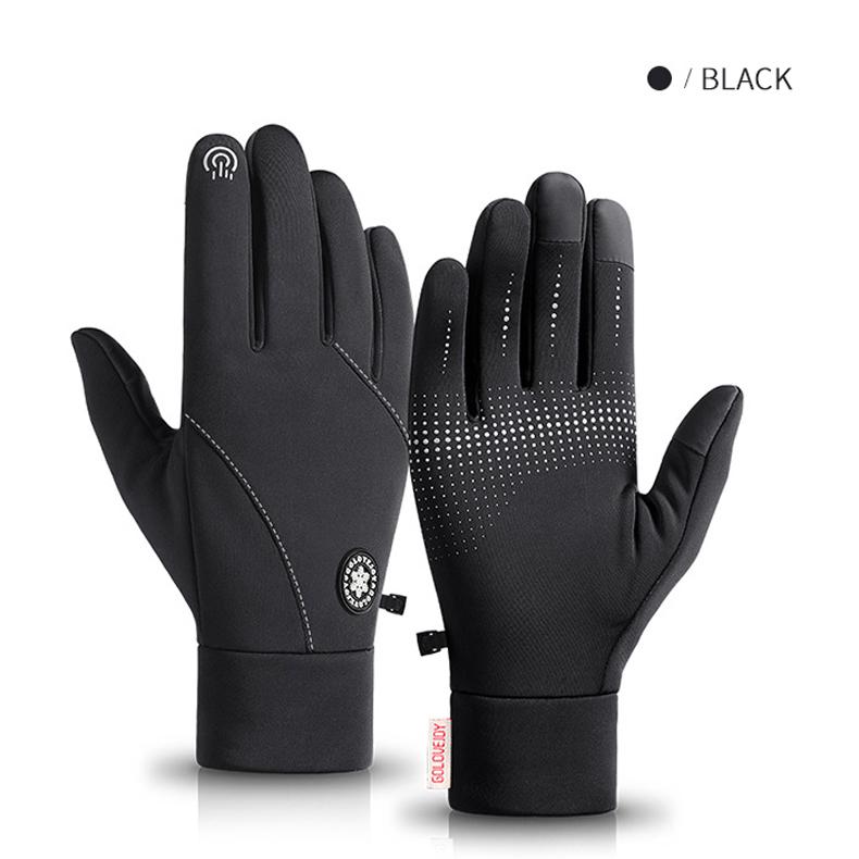 シンプルロゴ　ランニング　グローブ　タッチパネル対応　スポーツ　手袋　反射材　撥水加工　速乾  メンズ　アウトドア |  | 01