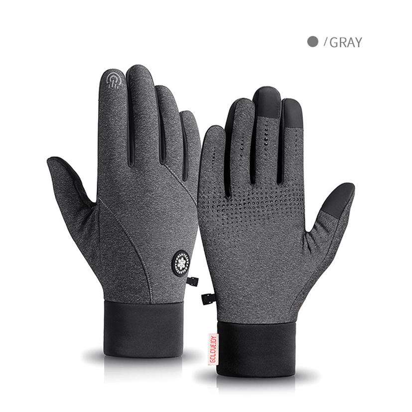 シンプルロゴ　ランニング　グローブ　タッチパネル対応　スポーツ　手袋　反射材　撥水加工　速乾  メンズ　アウトドア |  | 02