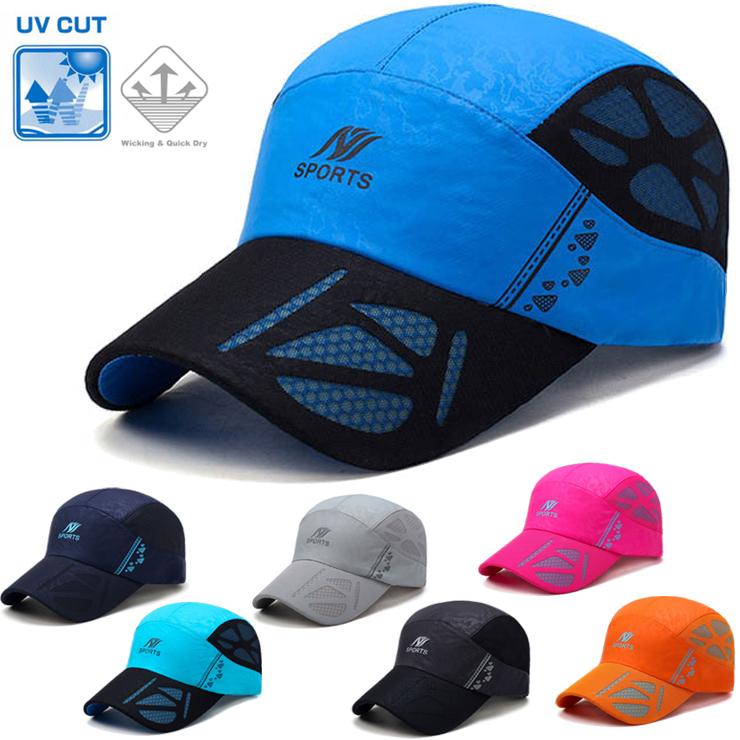 BLOCK DESIGN　ランニング　メッシュ　ジョギング 日よけ ランニングキャップ深め　スポーツキャップ　脱げにくい　飛ばない　帽子　速乾　通気性 メンズ　レデ | 