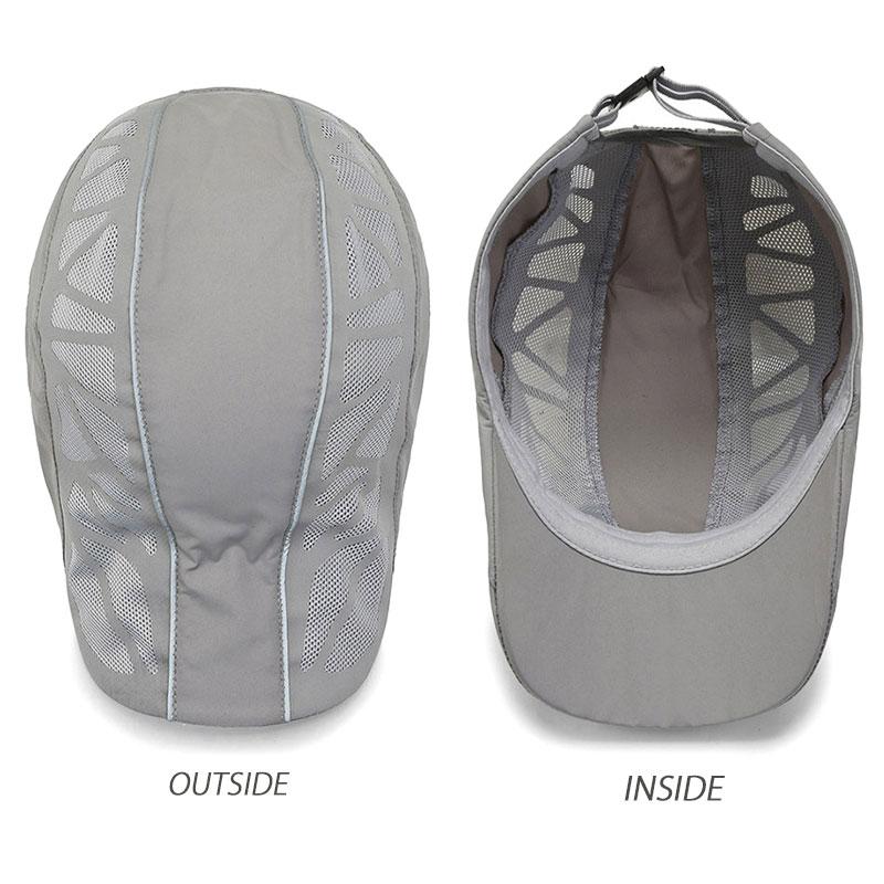 SPORTS ランニング ジョギング 反射材　リフレクター　日よけ　キャップ深め　帽子　速乾　通気性　スポーツキャップ　レディース キャップ　メンズ キャップ |  | 11