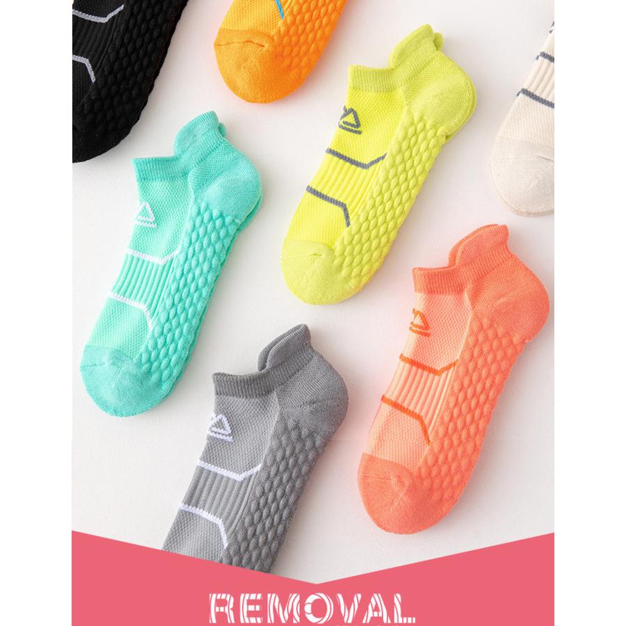 【3足セット】 ランニングソックス　夏用　通気性　ランニングウェア　メッシュ　靴ズレ予防　靴下　スポーツウェア メンズ　レディース |  | 07