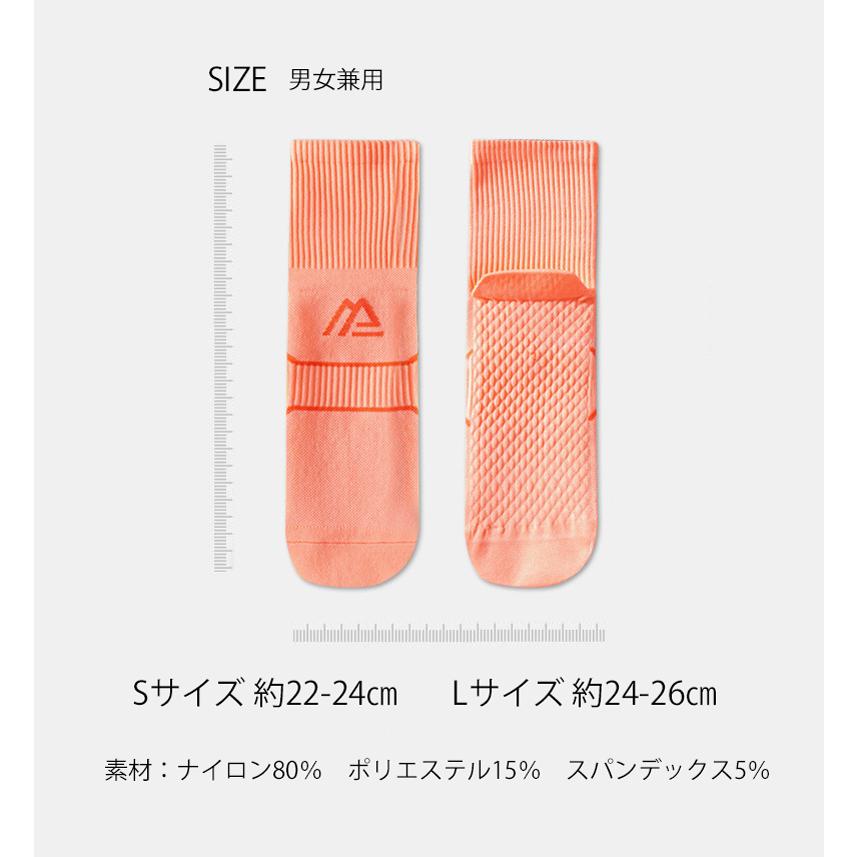 【3足セット】 ランニングソックス　夏用　ミディアム丈　通気性　ランニングウェア　メッシュ　靴ズレ予防　靴下　スポーツウェア メンズ　レディース |  | 04
