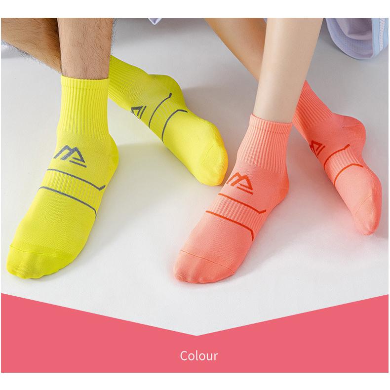 【3足セット】 ランニングソックス　夏用　ミディアム丈　通気性　ランニングウェア　メッシュ　靴ズレ予防　靴下　スポーツウェア メンズ　レディース |  | 08