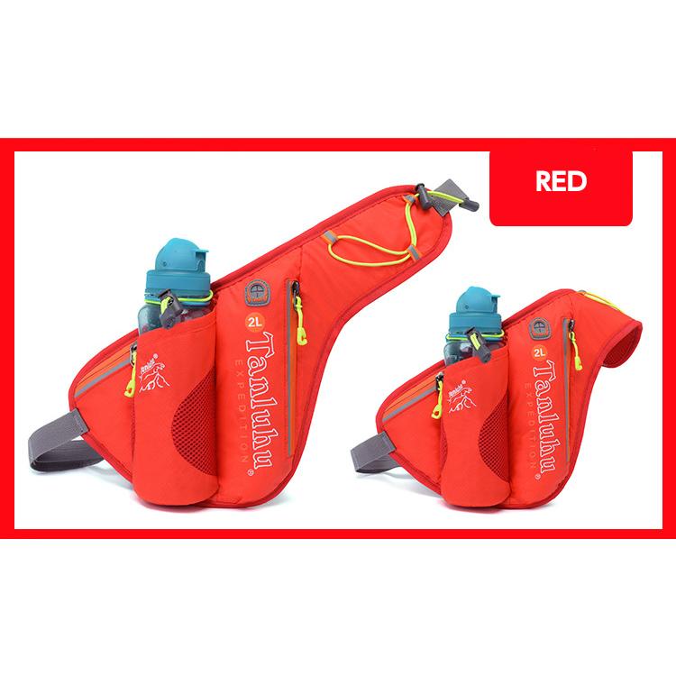 ランニング マラソン Tanlu 給水ポケット付き　スマートフォン　ウエストバック　ボトルポーチ ランニングポーチ　ウエストポーチ　防水 |  | 17