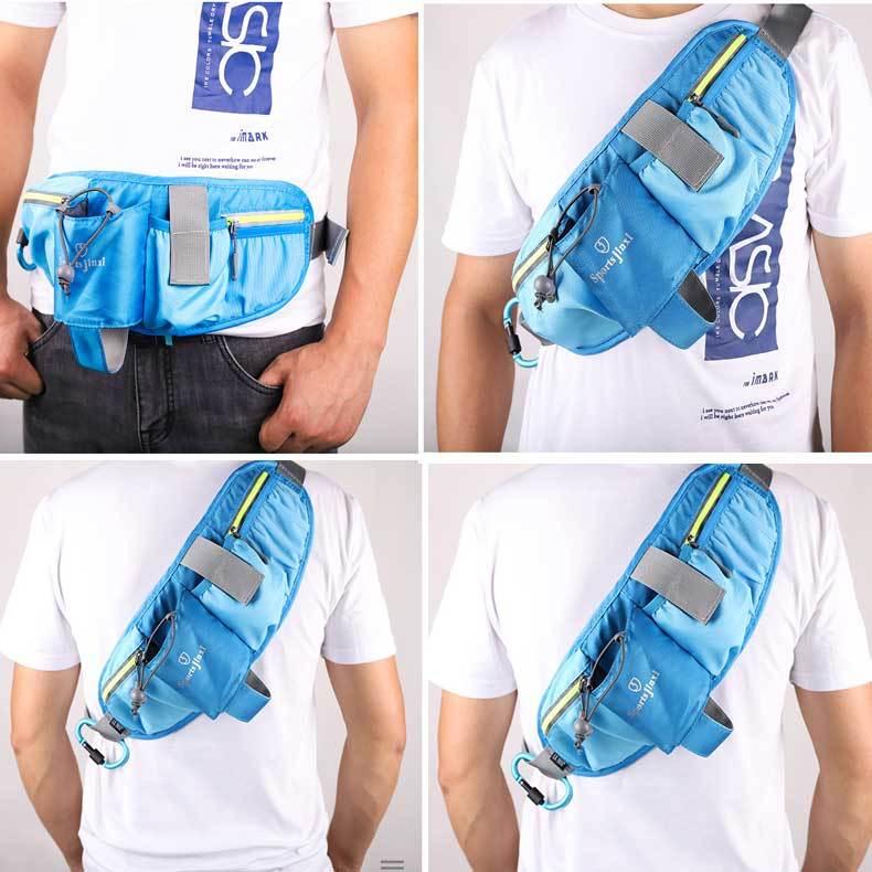3zip ランニングポーチ マラソン  ウエストバック ジョギング  給水ボトル 軽量モデル フィット  防水 マラソン　ウォーキング　陸上　 |  | 14