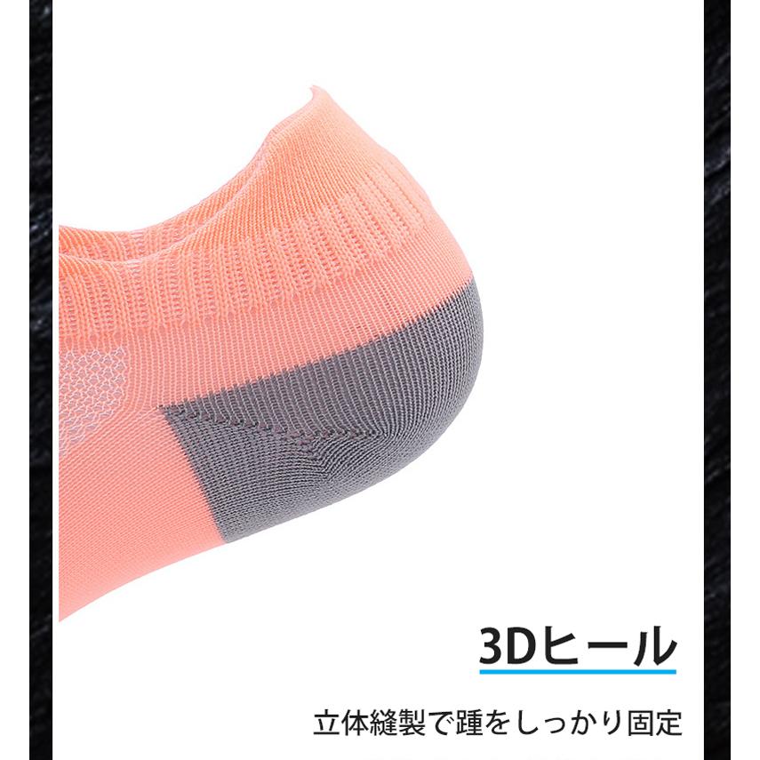 【6足セット】 ランニングソックス　夏用　通気性　ランニングウェア　メッシュ　靴ズレ予防　靴下　スポーツウェア メンズ　レディース |  | 16