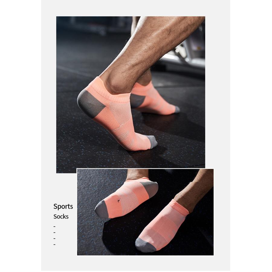 【6足セット】 ランニングソックス　夏用　通気性　ランニングウェア　メッシュ　靴ズレ予防　靴下　スポーツウェア メンズ　レディース |  | 17