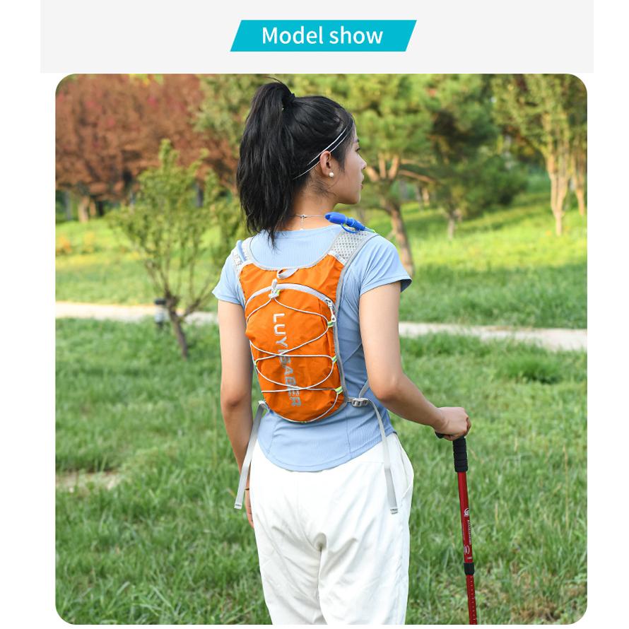 ランニングバック ベスト　バック　5L LUYISASER　バックパック マラソン　リュック　メンズ　レディース　軽量タイプ　リフレクター　速乾　通気性　防臭 |  | 16