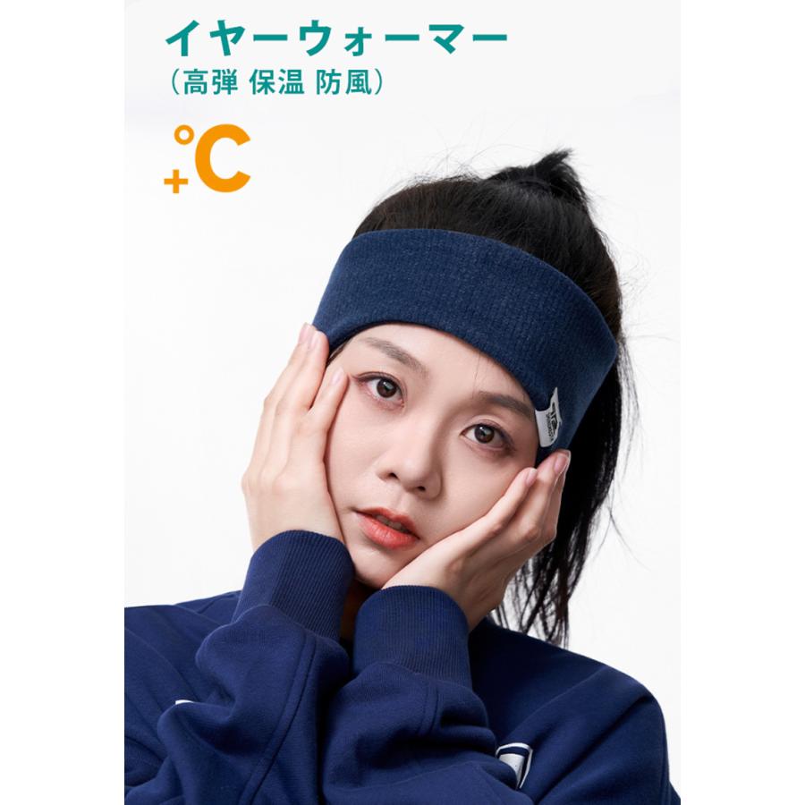 ランニングイヤーウォーマー 冬用 防寒 ヘッドバンド メンズ レディース 2重構造 保温 蓄熱 軽量37g 伸縮 フィット 吸湿速乾 デジタル印刷 色褪せにくい スポー |  | 03