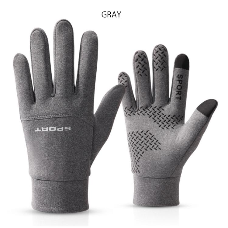 SPORTS  裏起毛　ランニング　グローブ　保温　タッチパネル対応　ランニンググローブ　防水　はっ水　速乾  メンズ　軽量　手袋 　滑り止め |  | 16