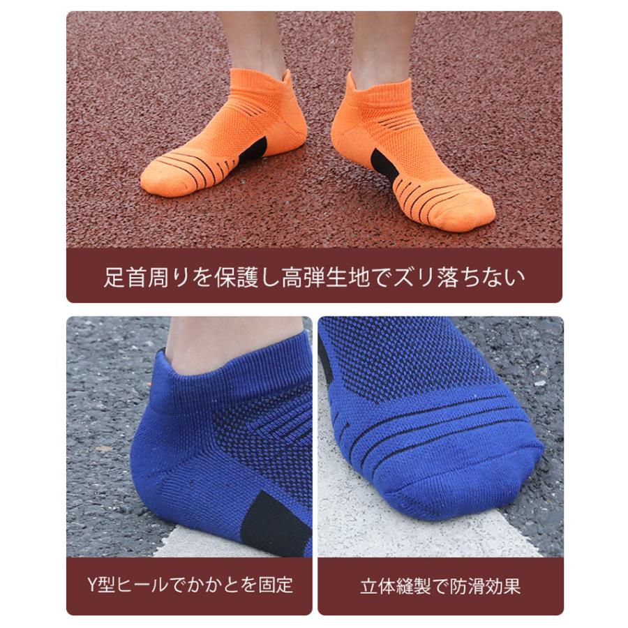【3足セット】ランニングソックス　衝撃吸収　厚生地　通気性　ランニングウェア　メッシュ　靴ズレ予防　靴下　スポーツウェア 　メンズ |  | 09