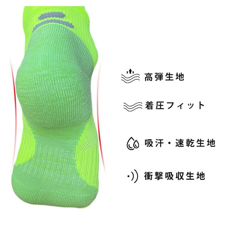 【3足セット】 ランニングソックス　夏用　コットン　通気性　ランニングウェア　メッシュ　靴ズレ予防　靴下　スポーツウェア メンズ　レディース |  | 12