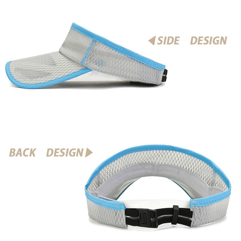 フルメッシュスポーツバイザー　日よけ　ランニング　ジョギング キャップ　アウトドア　観戦 サンバイザー　帽子　速乾　通気性 メンズ　レディース　10カラー |  | 15