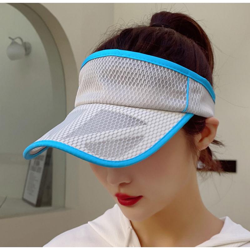 フルメッシュスポーツバイザー　日よけ　ランニング　ジョギング キャップ　アウトドア　観戦 サンバイザー　帽子　速乾　通気性 メンズ　レディース　10カラー |  | 07