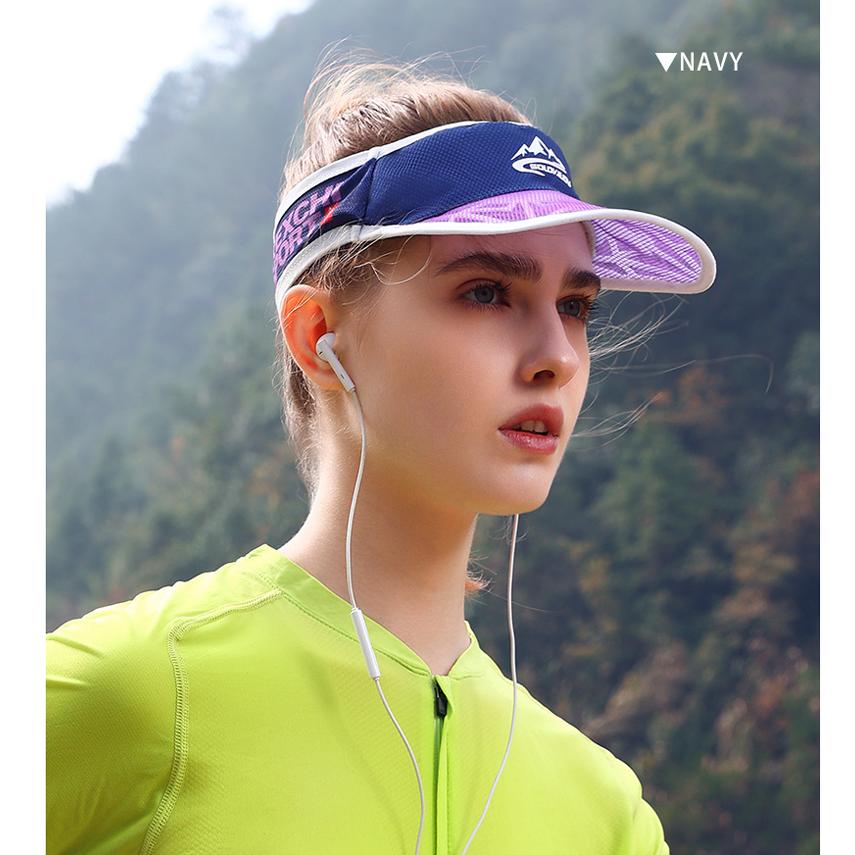 RUNバイザー　ランニング　スポーツ　SPORTS　ジョギング キャップ　軽量　メッシュ　日よけ　トレイルラン　サンバイザー　帽子　速乾　通気性 メンズ　レディ |  | 14