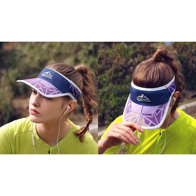 RUNバイザー　ランニング　スポーツ　SPORTS　ジョギング キャップ　軽量　メッシュ　日よけ　トレイルラン　サンバイザー　帽子　速乾　通気性 メンズ　レディ |  | 15