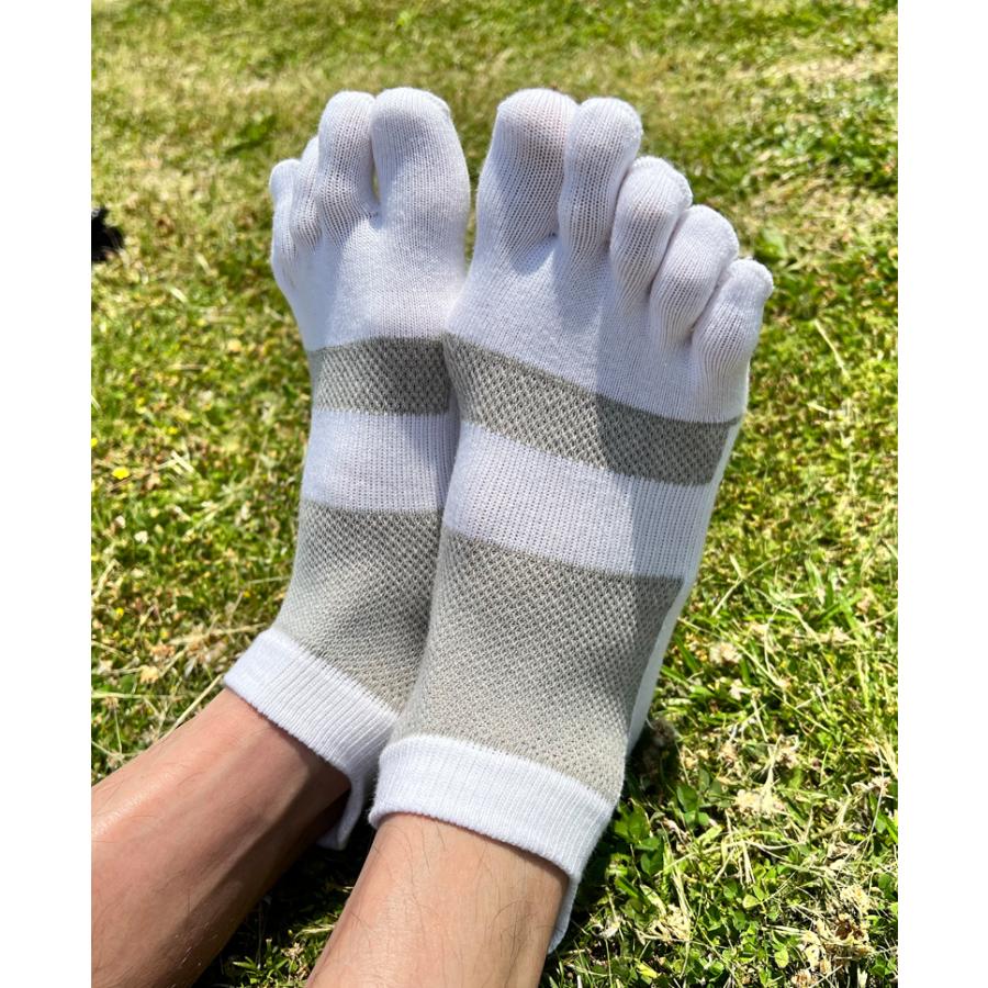 【3足セット】5本指ソックス　ランニングソックス　衝撃吸収　厚生地　滑り止めゴム　通気性　ランニングウェア　メッシュ　靴ズレ予防　靴下　 |  | 11