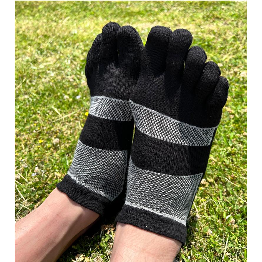 【3足セット】5本指ソックス　ランニングソックス　衝撃吸収　厚生地　滑り止めゴム　通気性　ランニングウェア　メッシュ　靴ズレ予防　靴下　 |  | 09