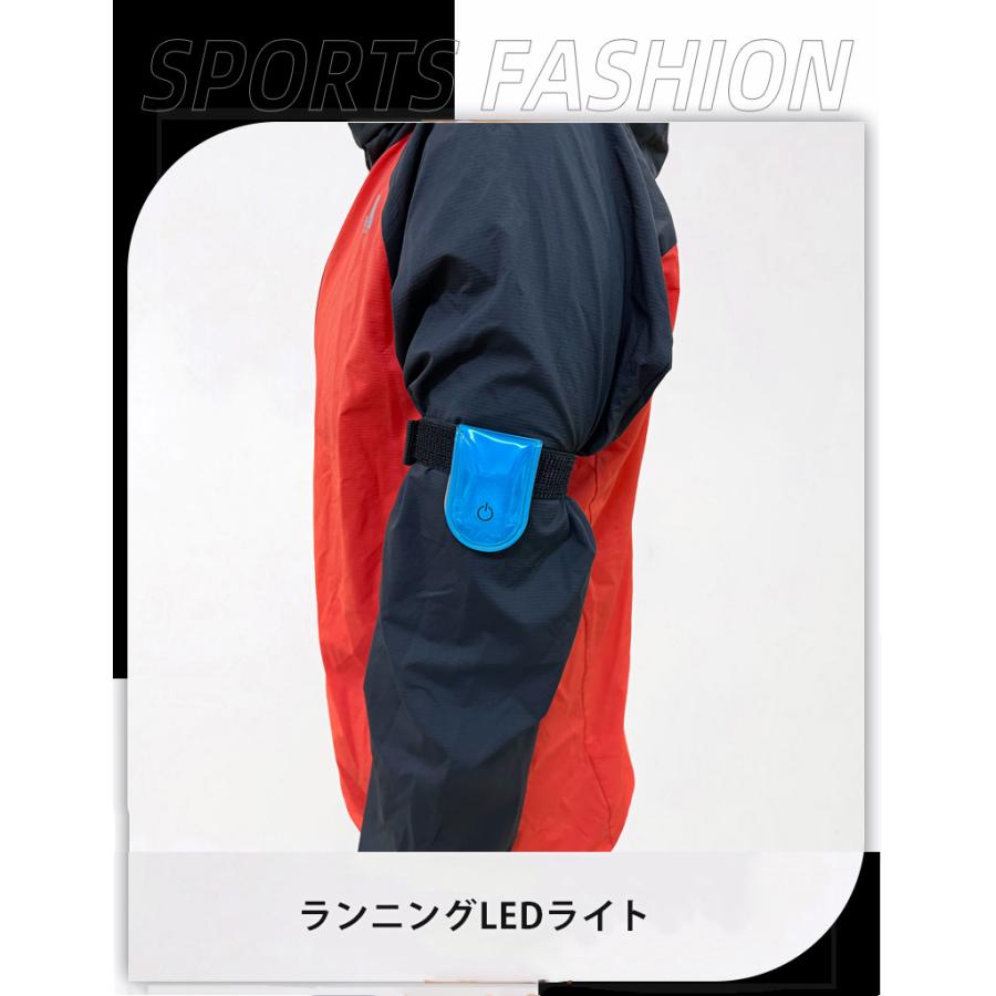 【2点セット】ランニングライト 点滅 LED 反射材 アームバンド 　リストバンド　夜間 ジョギング ウォーキング マラソン　陸上 |  | 01